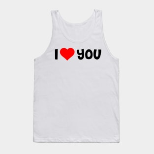 I Love You Tank Top